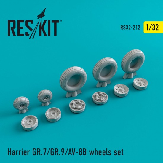 1/32 Harrier GR.7/GR.9/AV-8B Wheels set for Trumpeter kits