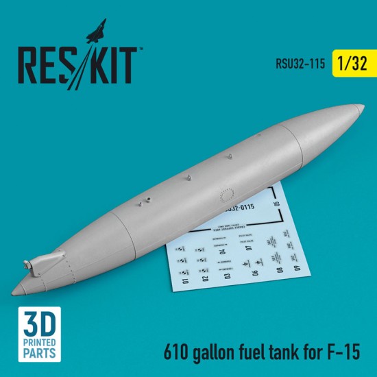 1/32 610 Gallon Fuel Tank for F-15 (1pcs)