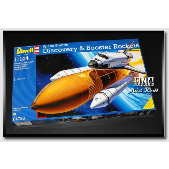 1/144 Space Shuttle Discovery w/Boost 
