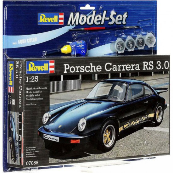1/25 Porsche Carrera RS 3.0 (Black) Model Set