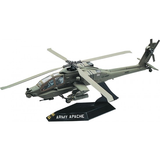 1/72 (Snap-Tite) AH-64 Apache Helicopter Desktop 