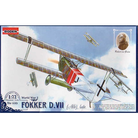 1/72 WWI Fokker D.VII Alb (Late Version)