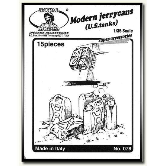 1/35 Modern Jerrycans for US Tanks