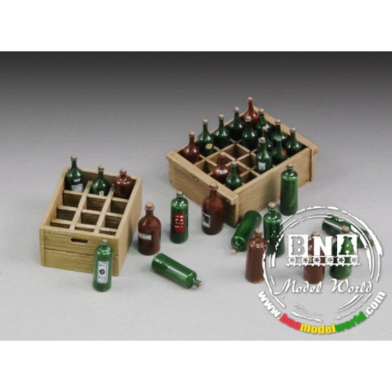 1/35 Wine Bottles and Crates