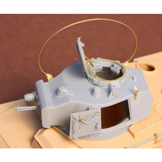 1/35 Toldi I (A20) Corrected Turret without Metal Barrel for Hobby Boss #82477 (Resin+PE)