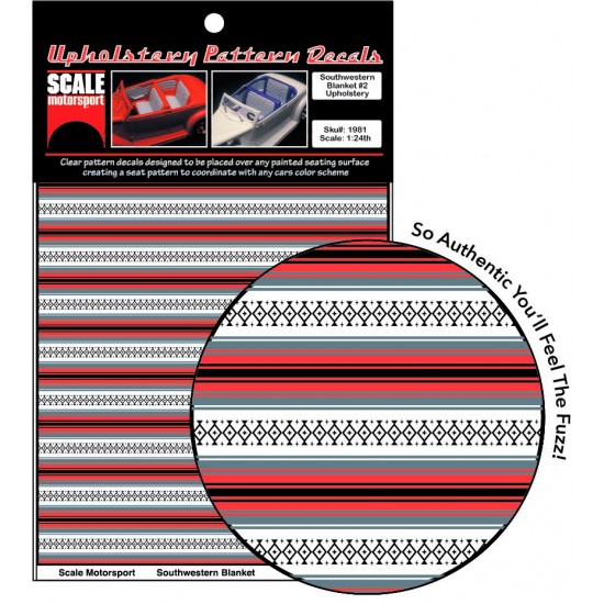 Mexican Blankets 1 Upholstery Pattern Decals