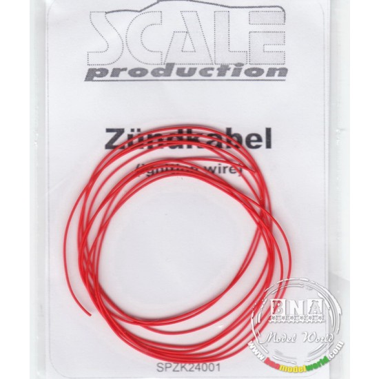 1/24 Ignition Wire - Red (1m)