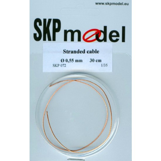 Stranded Cable #0.55 30cm for 1/35 Scale