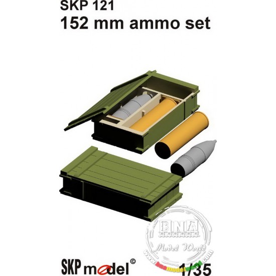 152mm Ammo Set for 1/35 DANA/Howitzer