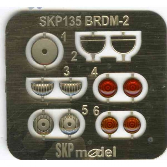1/35 Lenses and Taillights for Dragon BRDM kit