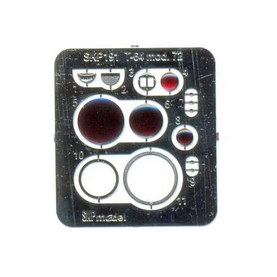 1/35 T-64 Lenses and Taillights for Trumpeter kit