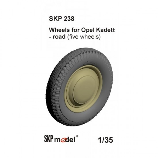 1/35 Opel Kadett Road Wheels (5pcs) for ICM kit
