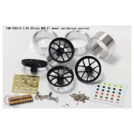 1/24 20inch BBS F1 Metal Wheels set (Deluxe Version)