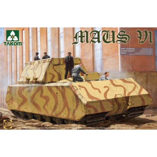 1/35 WWII German Super Heavy Tank Maus V1