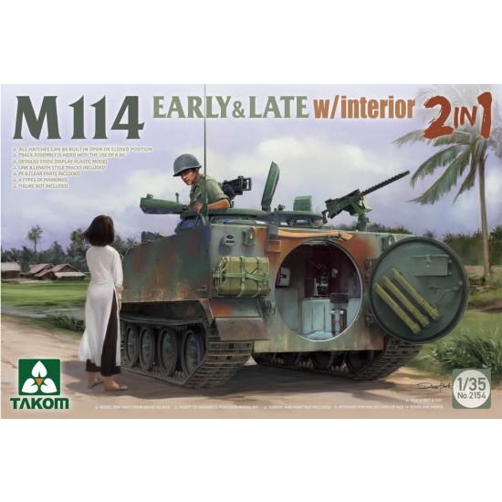 1/35 M114 Early & Late w/Interior [2 In 1]