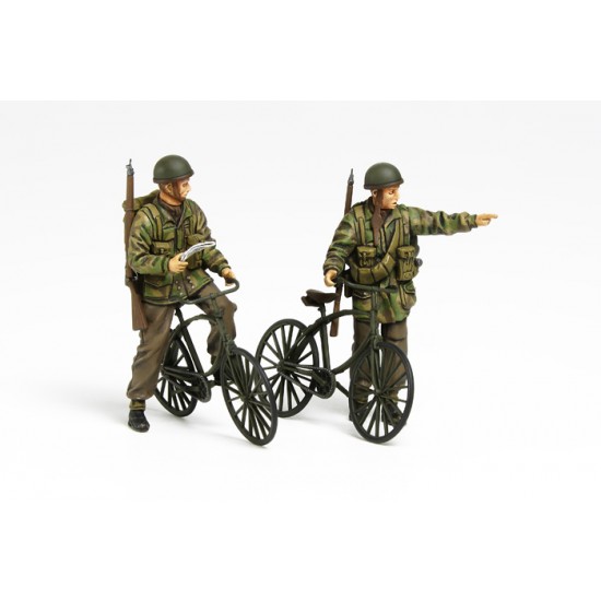 1/35 British Paratroopers and Bicycle set