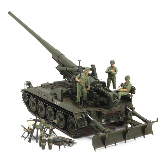 1/35 US Self-Propelled Gun M107 in Vietnam War with Figures