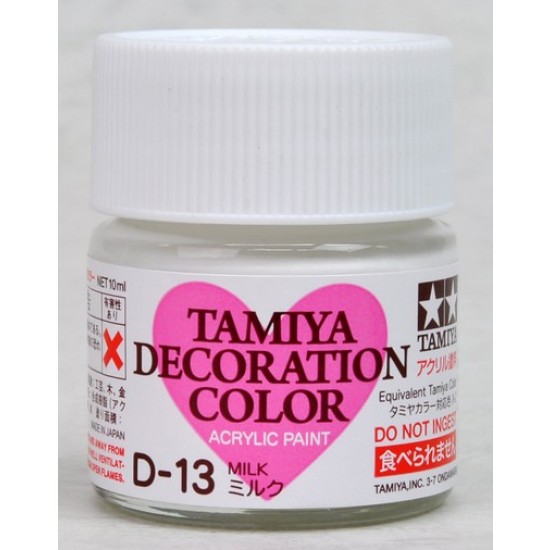 Decoration Colour - D-13 Milk Acrylic (10ml)