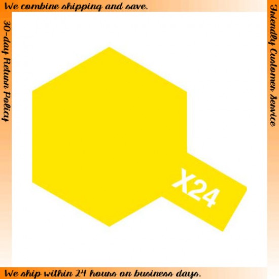 Enamel Paint X-24 Gloss Clear Yellow (10ml)