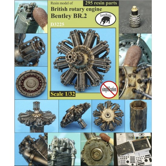 1/32 British Bentley BR.2 Rotary Engine