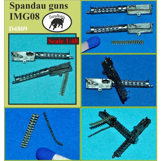 1/48 Spandau Guns IMG08 (Early Type) for Early German Aeroplanes