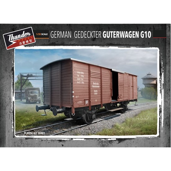 1/35 German Gedeckter Guterwagen (Covered Freight Car) G10