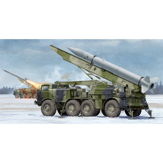 1/35 Russian 9P113 TEL with 9M21 Rocket of 9K52 Luna-M Short-Range Artillery Rocket System
