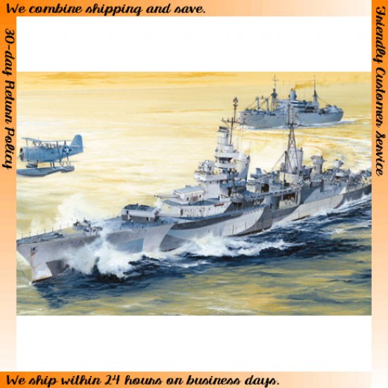 1/350 WWII USS Indianapolis CA-35 1944