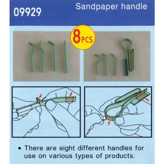 Sandpaper Handles (8pcs)