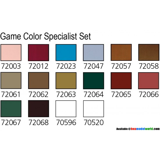 Game Colour Paint Set - Specialist Set (16 x 17ml)