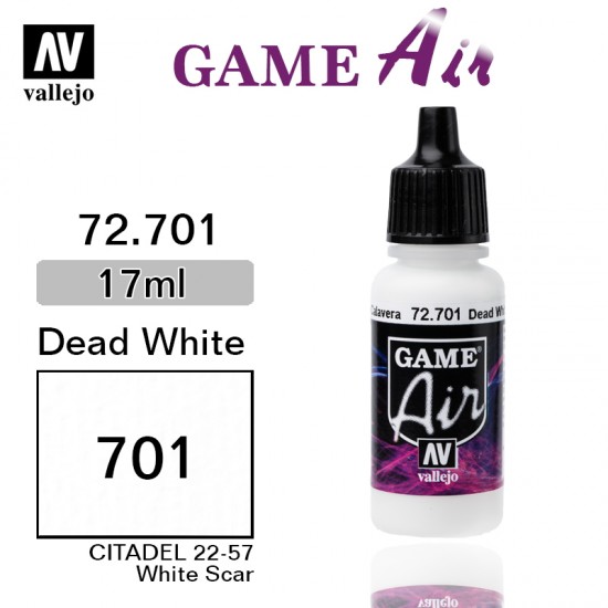 Game Air Acrylic Paint - Dead White 17ml