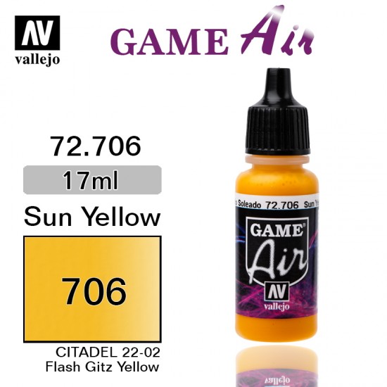 Game Air Acrylic Paint - Sunblast Yellow 17ml