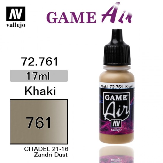 Game Air Acrylic Paint - Khaki 17ml