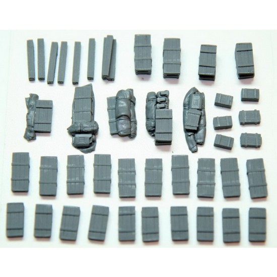 1/72 German Ammo Crates (42pcs, including Bundles and Crate Stacks)