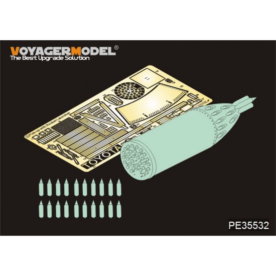 1/35 Modern Pick-up with Rocket Launcher Detail-up Set for Meng Model VS-001/002