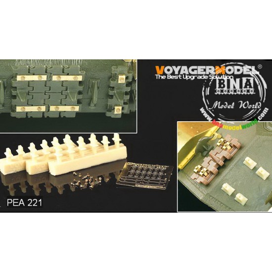 1/35 WWII Russian Spare Track Holders for JS Heavy Tank Series (18pcs) for All