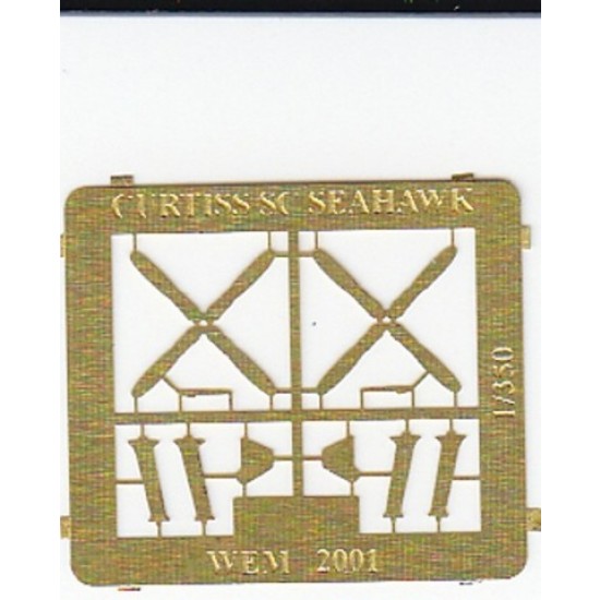 1/350 Curtiss SC-1 Seahawk Detail-up Set (1 Photo-Etched Sheet)