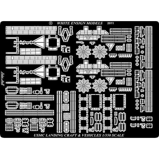 1/350 USS Wasp (LHD-1) Vehicles & Landing Craft for Revell / Gallery Models kits