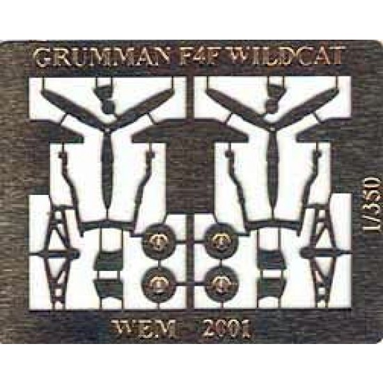 1/350 Grumman F4F Wildcat Detail-up Set (1 Photo-Etched Sheet)