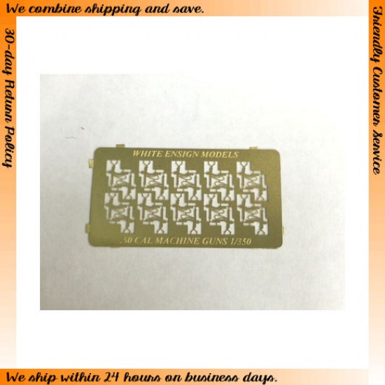 Photo-etched parts for 1/350 Single 0.5' Browning Machine Guns PACKING