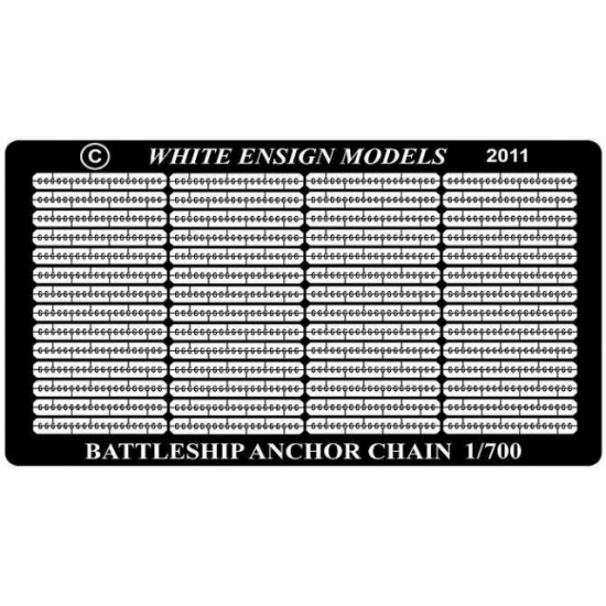 1/700 Battleship Anchor Cable Links Set (1 Photo-Etched Sheet)