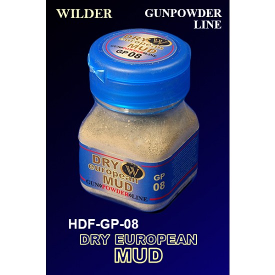 Gunpowder Line Dry European Mud Pigments Powders (50ml) 