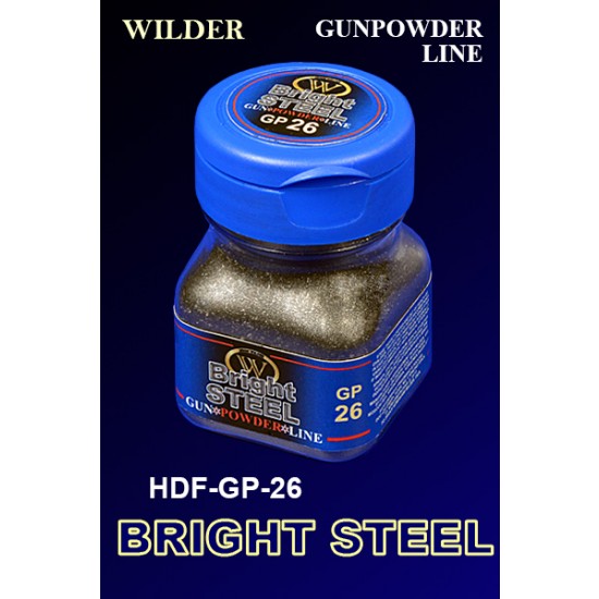 Gunpowder Line Bright Steel Pigments Powders (50ml)