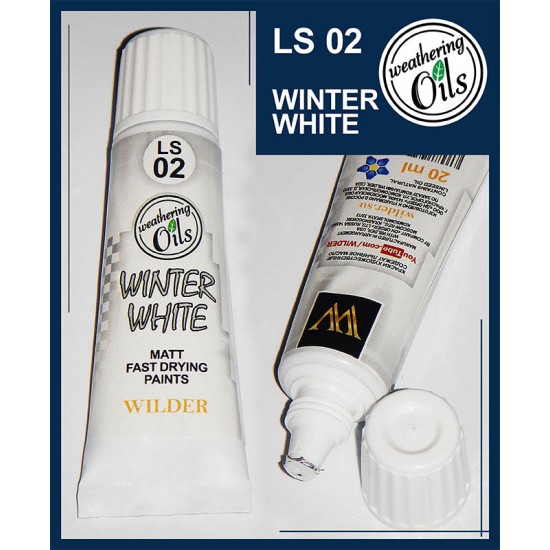 Weathering Oil Paint - Winter White (20ml)