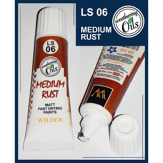 Weathering Oil Paint - Medium Rust (20ml)