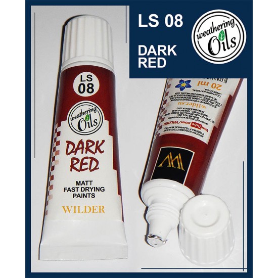 Weathering Oil Paint - Dark Red (20ml)