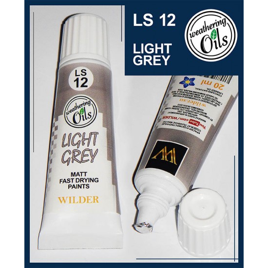 Weathering Oil Paint - Light Grey (20ml)