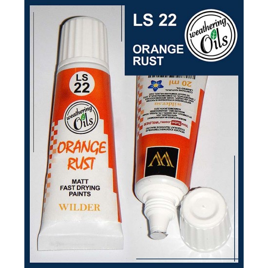 Weathering Oil Paint - Orange Rust (20ml)