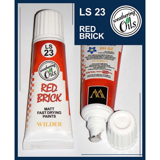 Weathering Oil Paint - Red Brick (20ml)