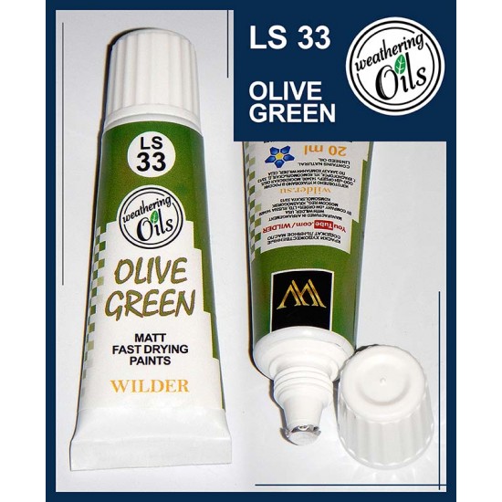 Weathering Oil Paint - Olive Green (20ml)